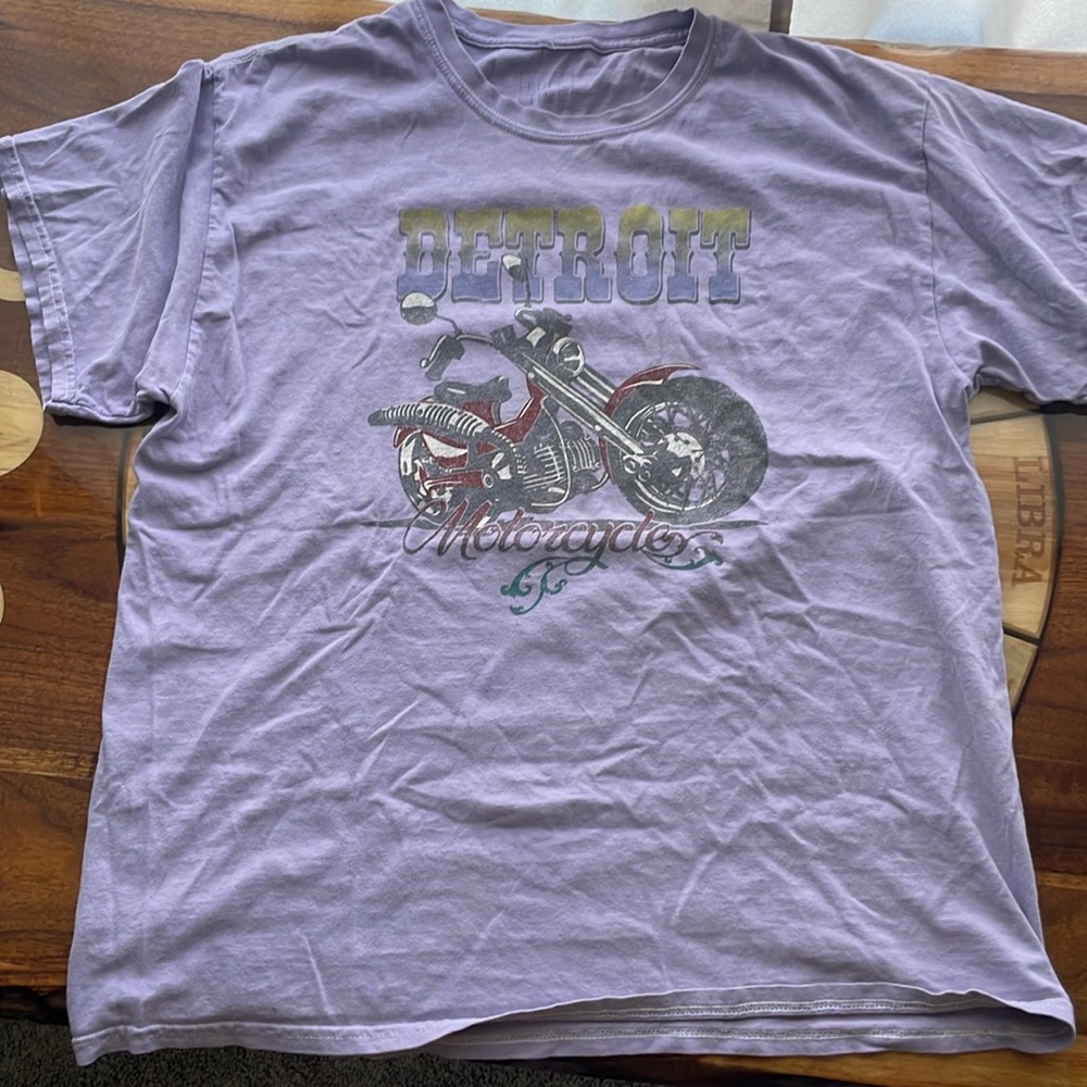 Motorcycle t shirt - vintage inspired